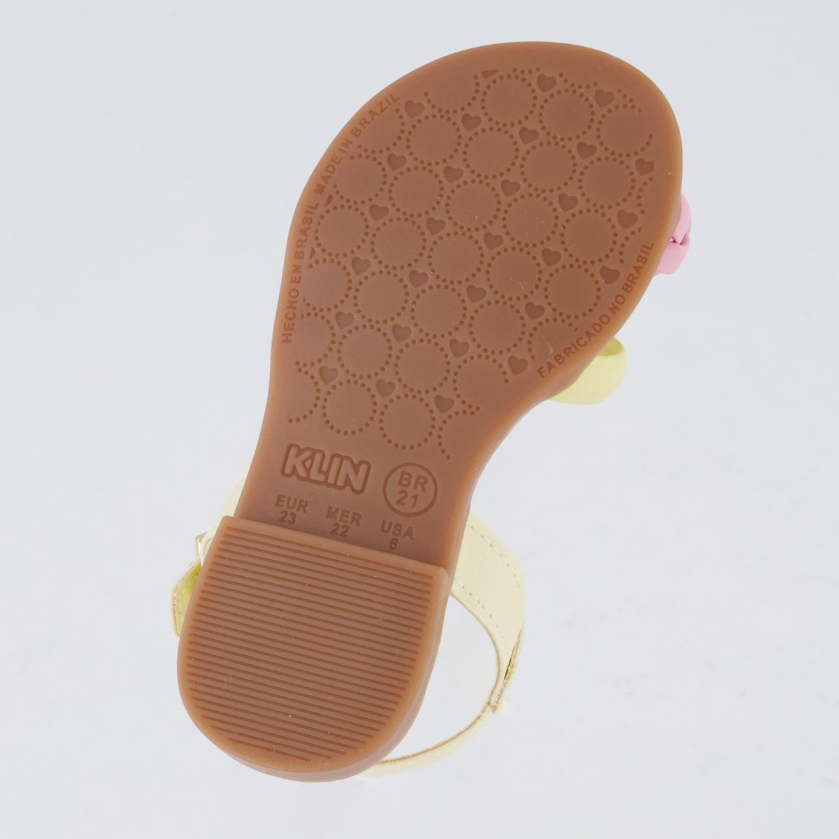 Sandália Klin Suami Mini Infantil Amarela Amarelo 5