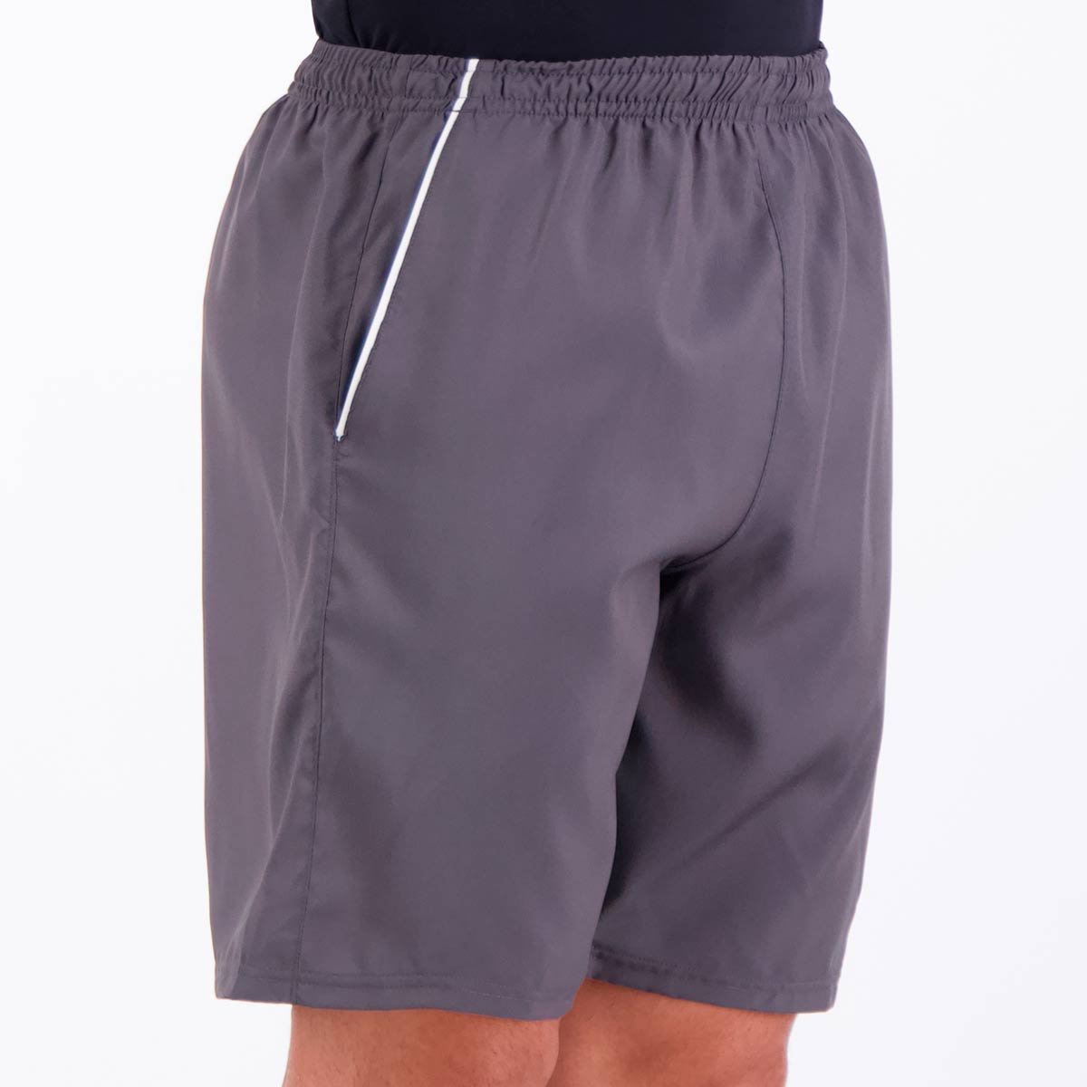 Bermuda Fila Train II 7,5 Cinza e Branca Cinza 2