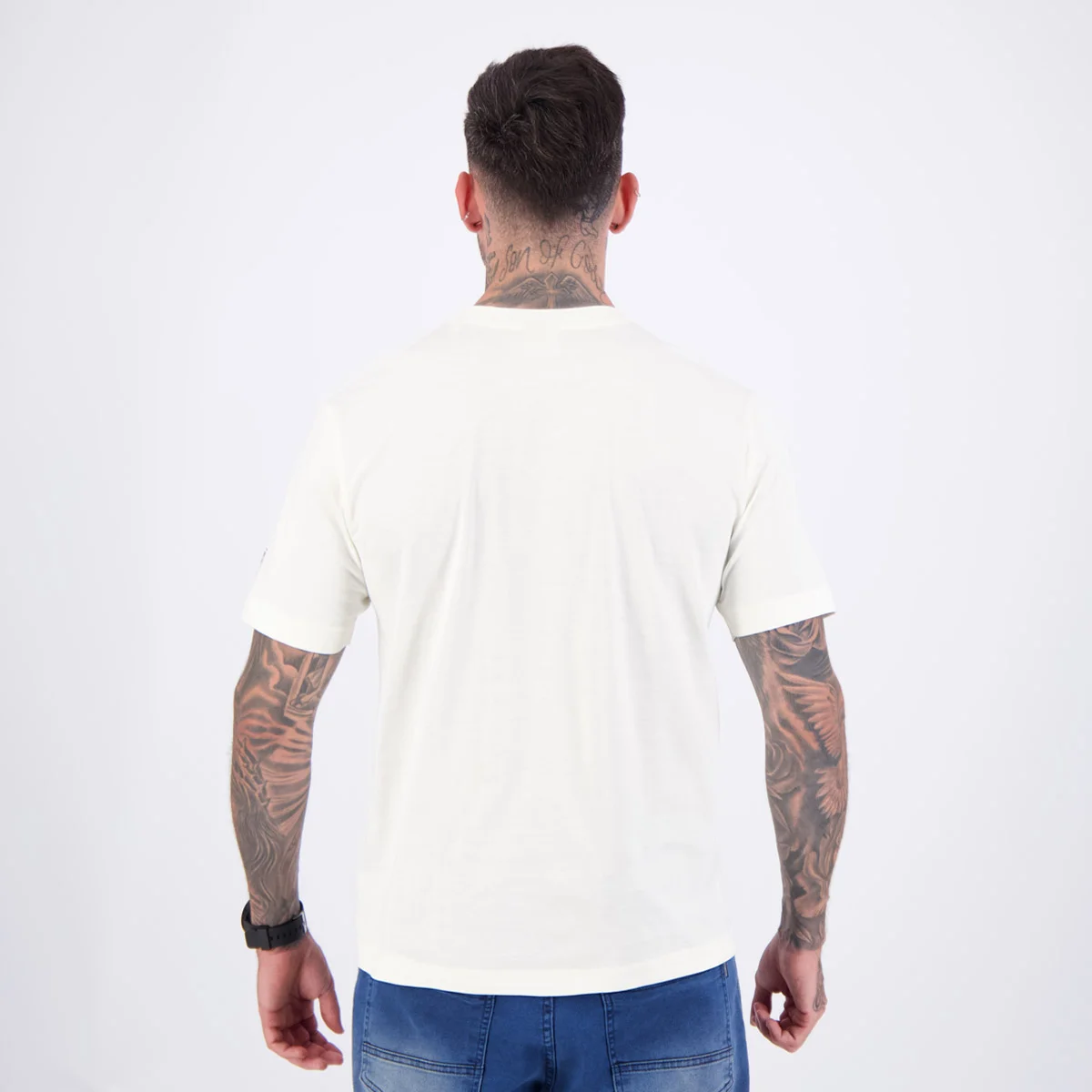 Camiseta Fila Comfort Tennis Union Classics Off White e Preto White/Preto 4