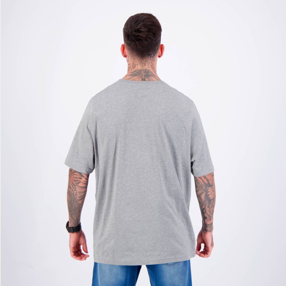 Camiseta Puma ESS Small No. 1 Cinza Cinza 3