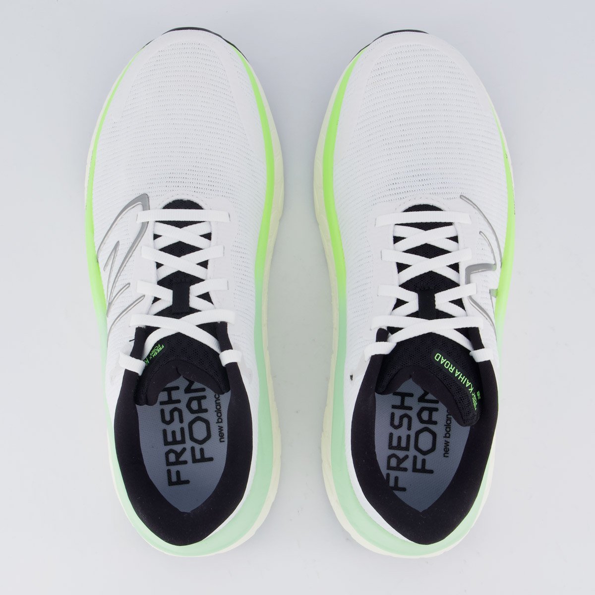Tênis New Balance Fresh Foam X Kaiha Road Branco e Verde Branco 4