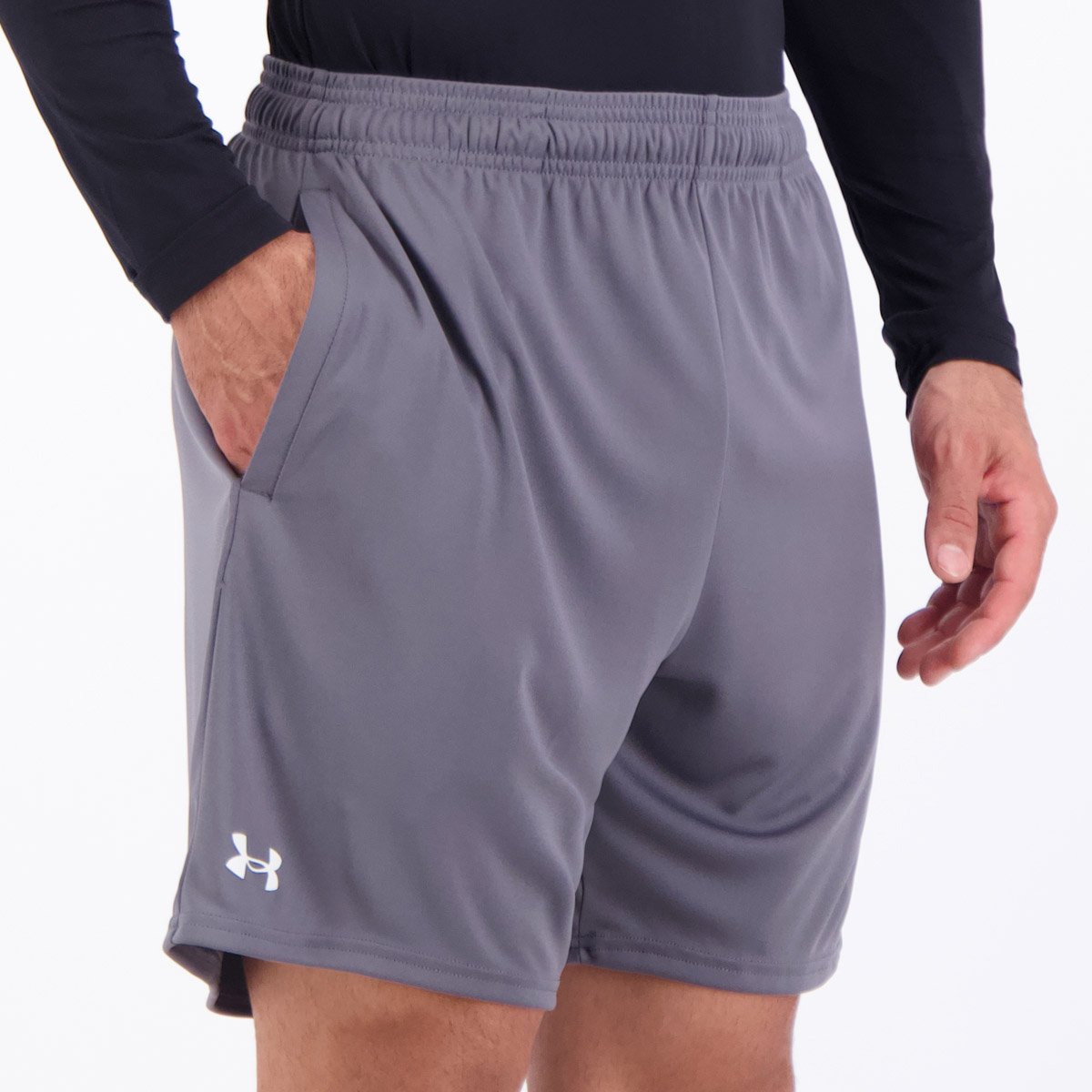 Shorts Under Armour Tech 7 Cinza Cinza 2