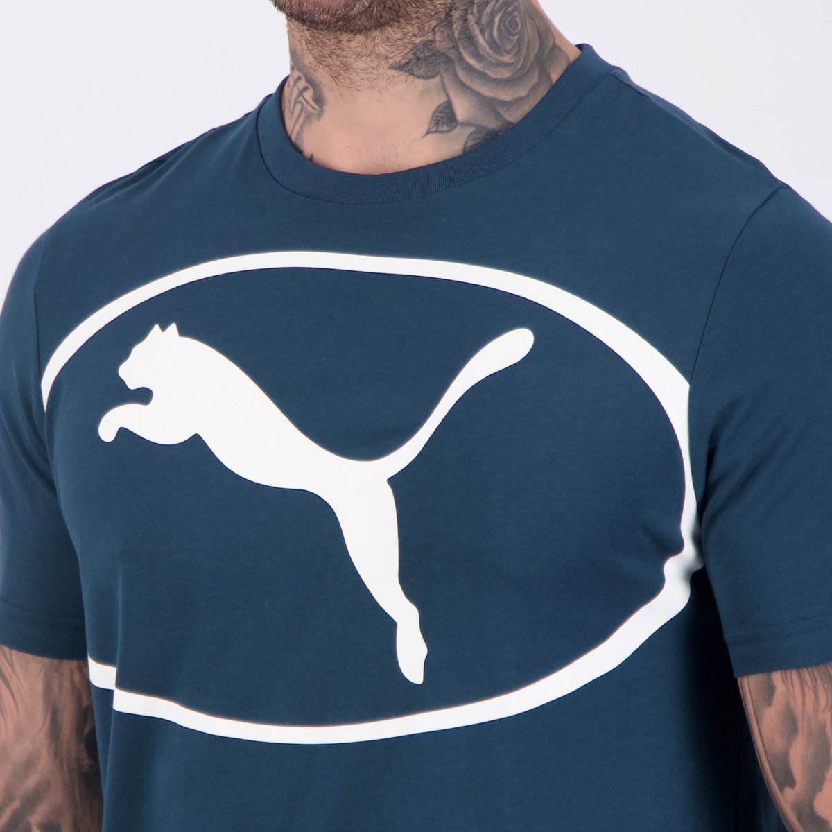 Camiseta Puma Sport Graphic Verde Verde 5