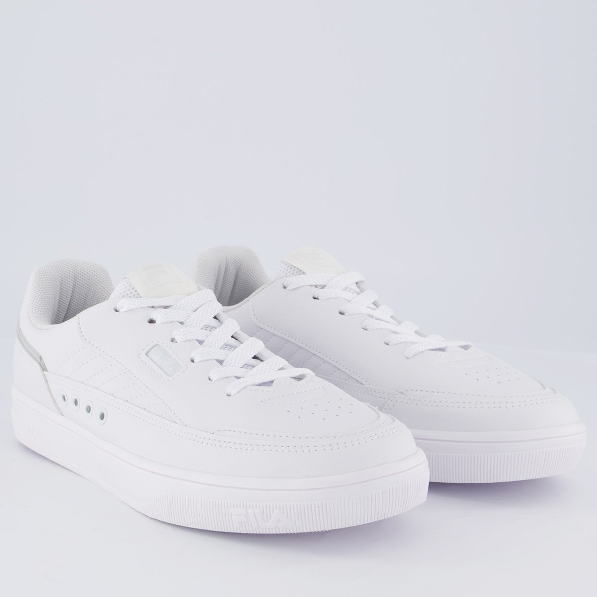 Tênis Fila Vortex Branco e Cinza Branco 2