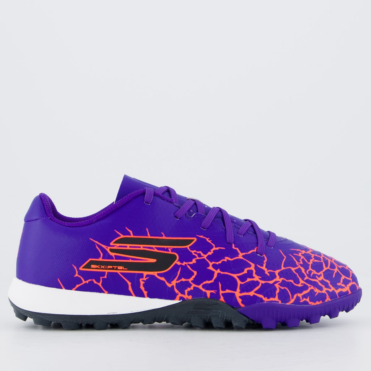 Chuteira Skechers Youth JR Society Roxa Infantil