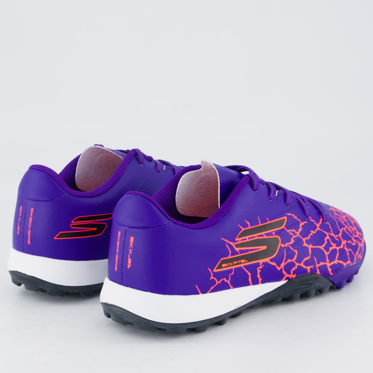 Chuteira Skechers Youth JR Society Roxa Infantil Roxo 3