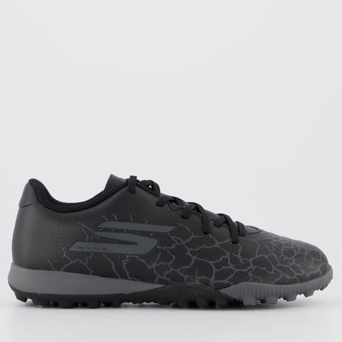 Chuteira Skechers Youth JR Society Preta Infantil