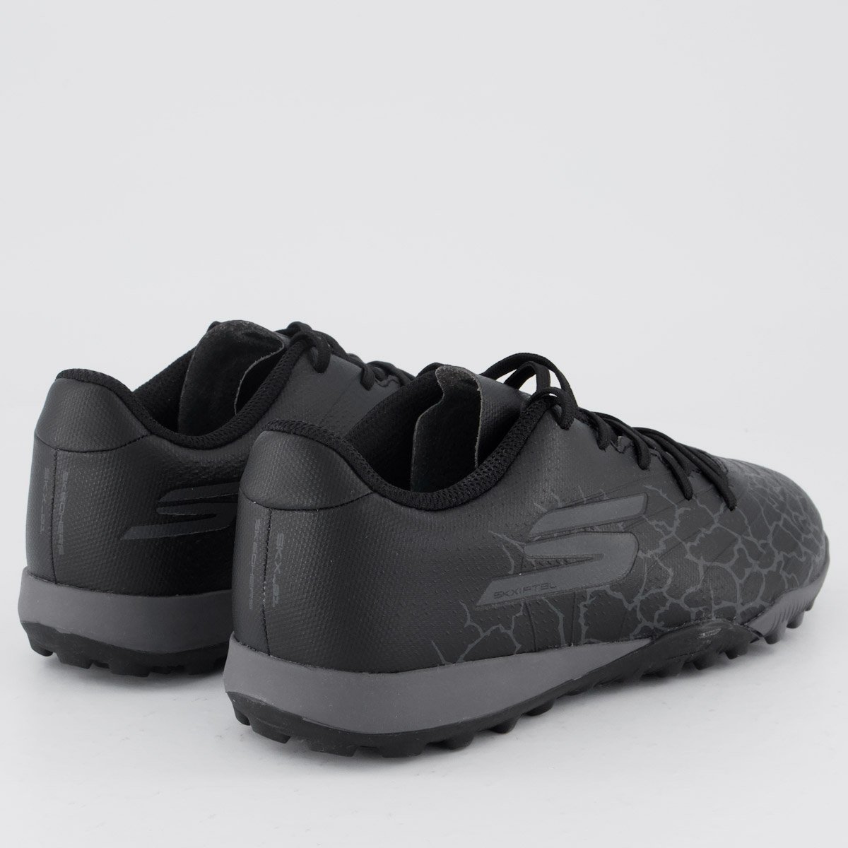 Chuteira Skechers Youth JR Society Preta Infantil Preto 3