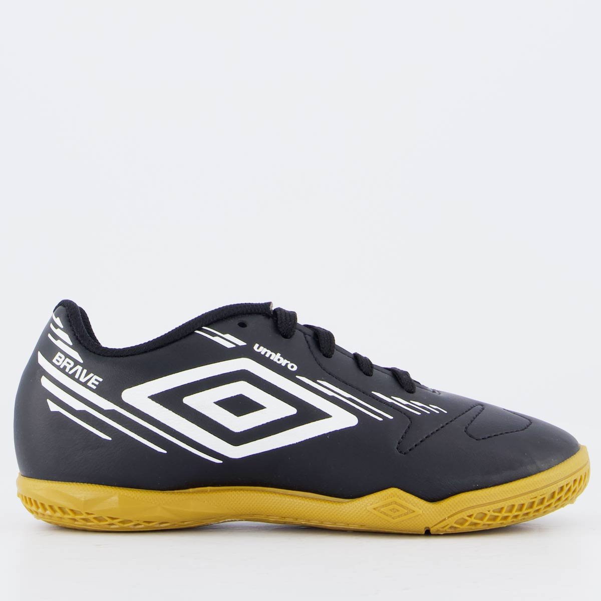 Chuteira Umbro Brave Futsal Juvenil Preta