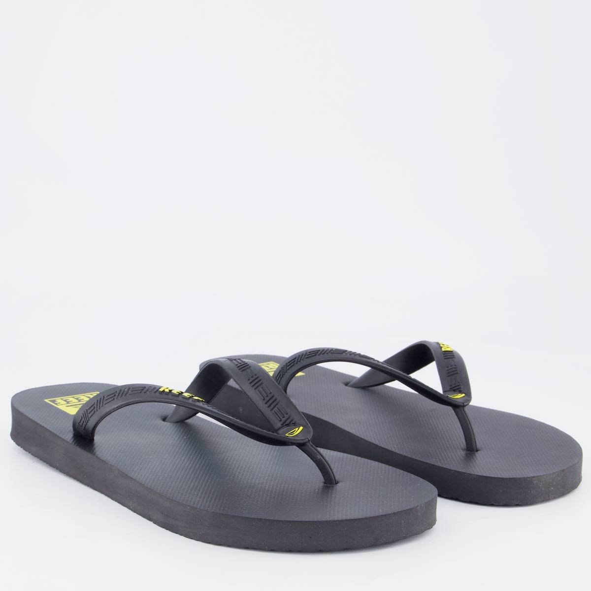 Chinelo Reef Seaside Icon Preto Preto 3