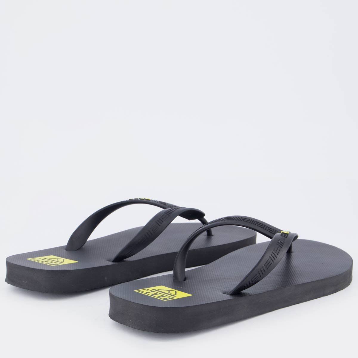 Chinelo Reef Seaside Icon Preto Preto 4