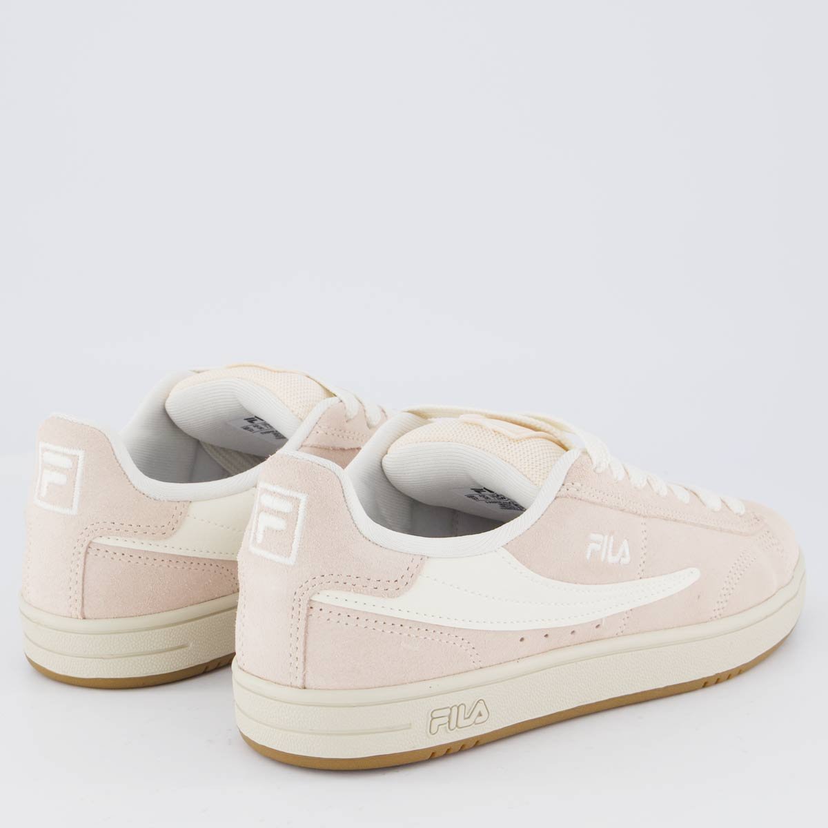 Tênis Fila Court 90 Feminino Rose e Bege Bege 3