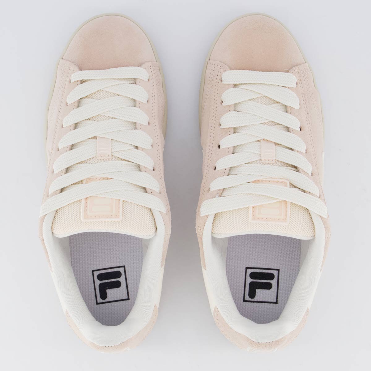 Tênis Fila Court 90 Feminino Rose e Bege Bege 4