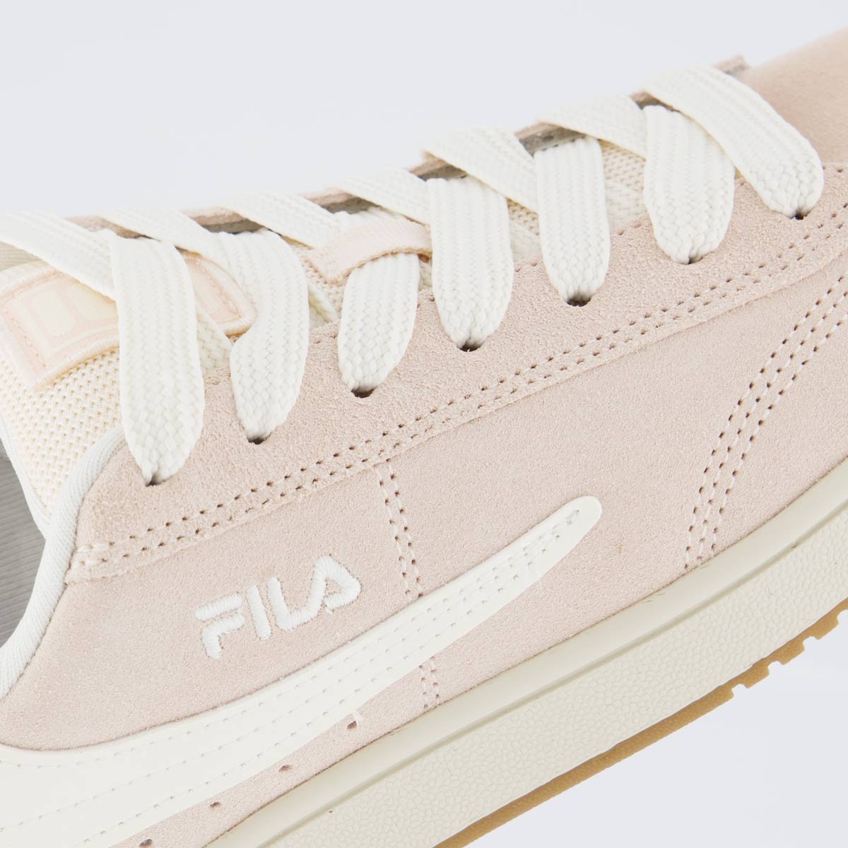 Tênis Fila Court 90 Feminino Rose e Bege Bege 7