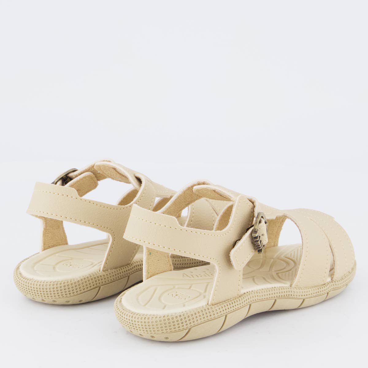 Sandália Klin Tic Tac II Infantil Bege Bege 3