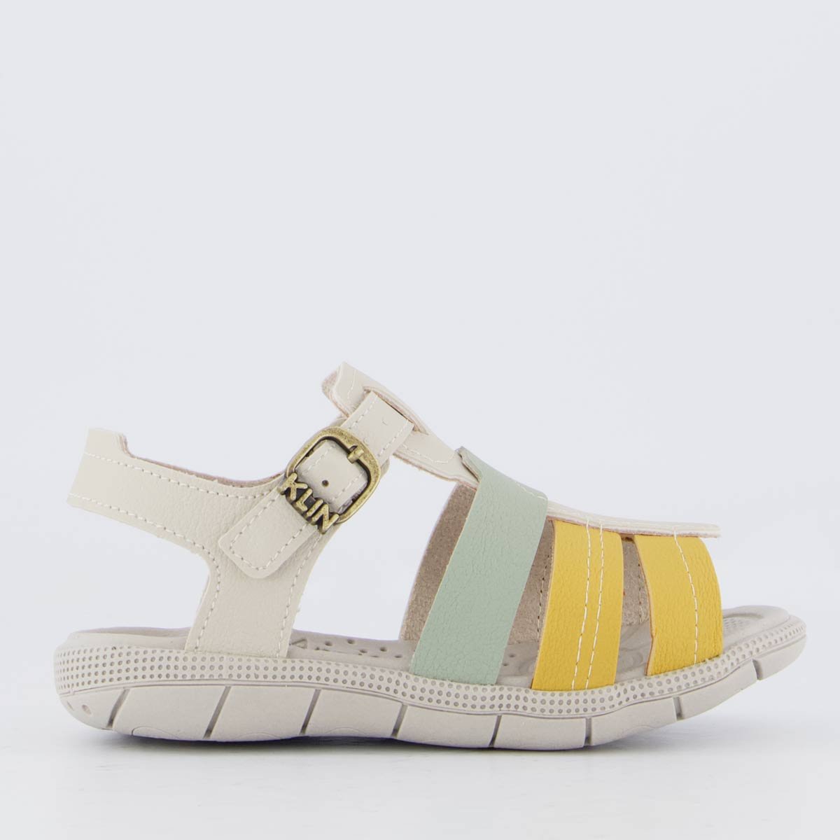 Sandália Klin Tic Tac Infantil Bege