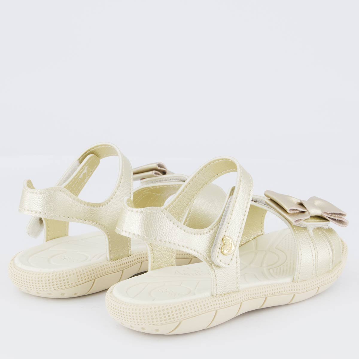 Sandália Klin Tic Tac Infantil Dourada e Branca Dourado 3