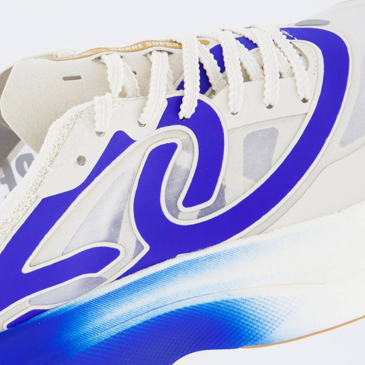 Tênis Olympikus Corre Supra 2 Off White e Azul Branco/Azul 7