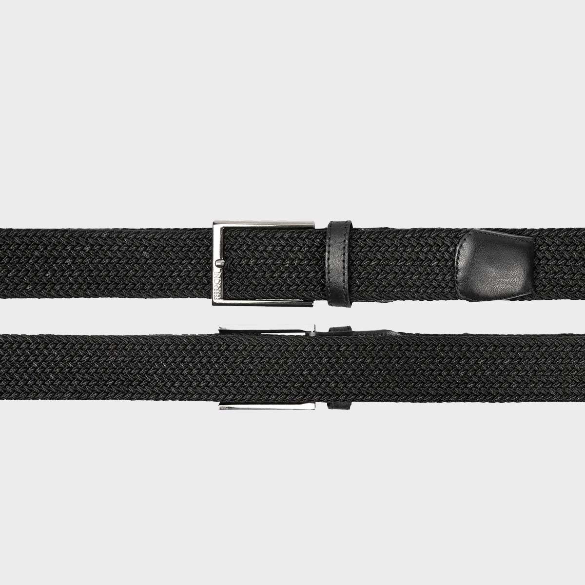 Cinto Ferracini Elástico 38MM I Preto Preto 2