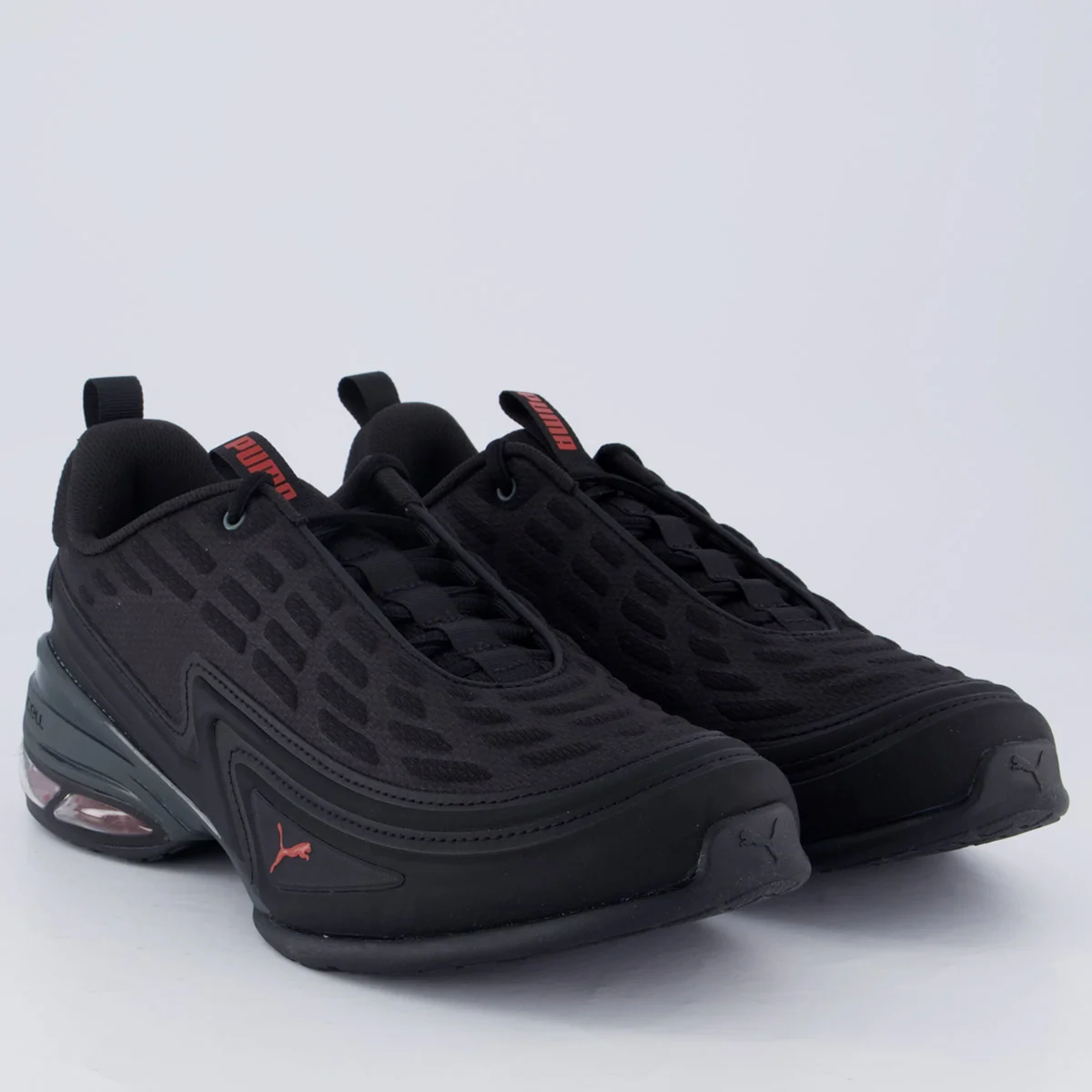 Tênis Puma Cell Meza Preto e Vermelho Preto 2