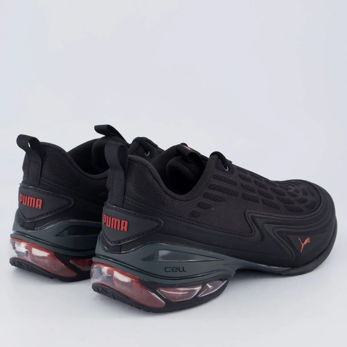 Tênis Puma Cell Meza Preto e Vermelho Preto 3