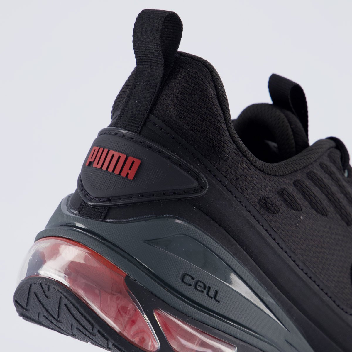 Tênis Puma Cell Meza Preto e Vermelho Preto 6