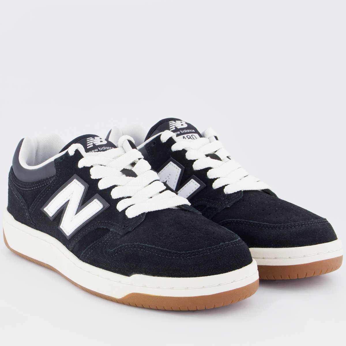 Tênis New Balance 480 Low Feminino Preto e Bege Preto 2