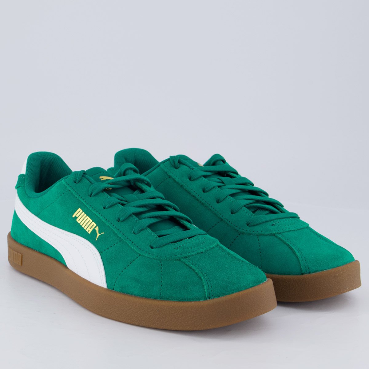 Tênis Puma Club II Verde e Branco Verde 2