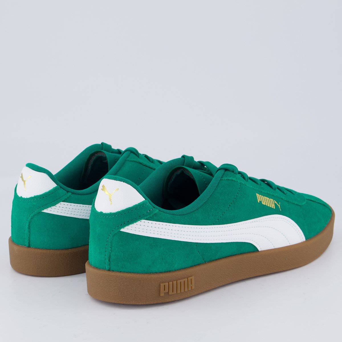 Tênis Puma Club II Verde e Branco Verde 3