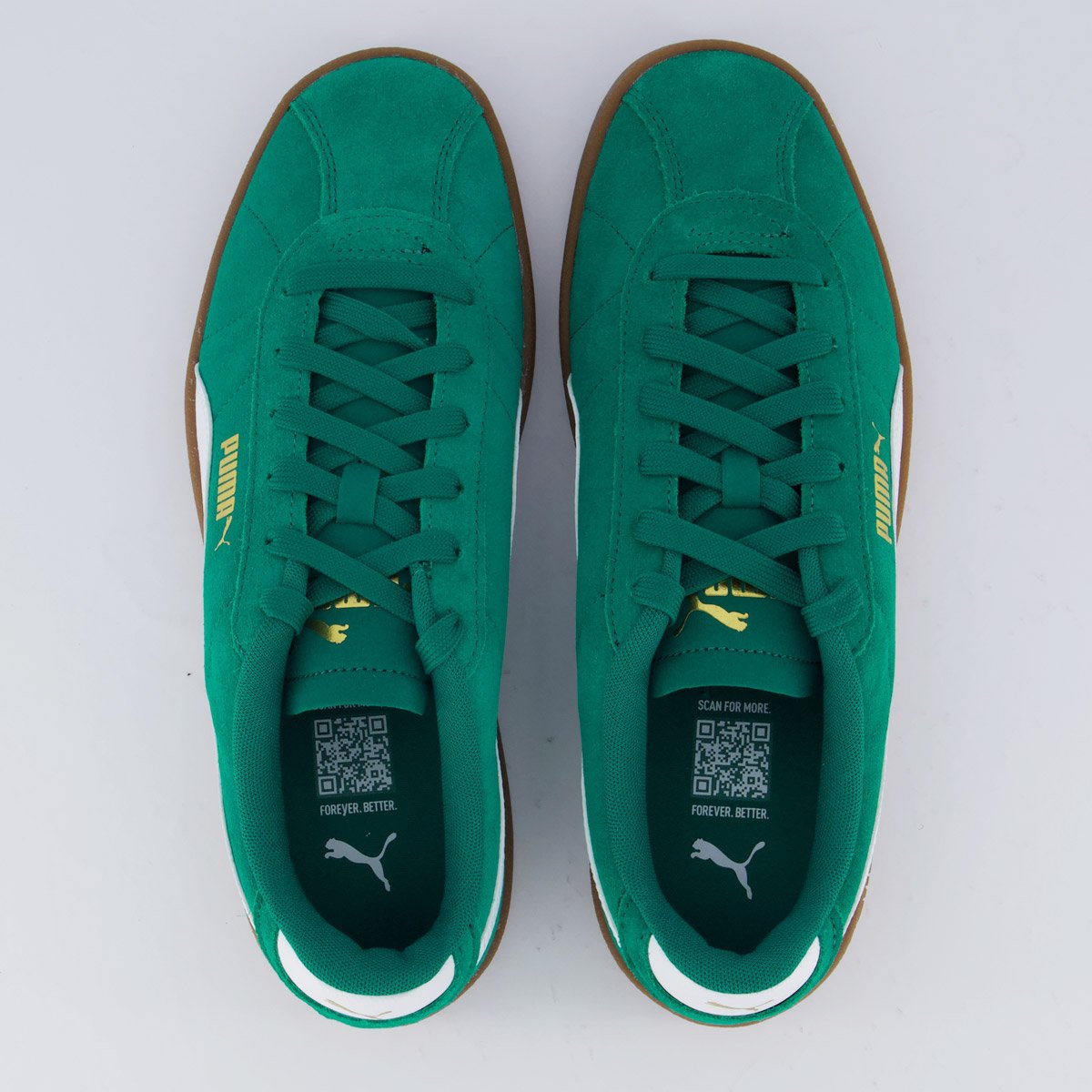 Tênis Puma Club II Verde e Branco Verde 4