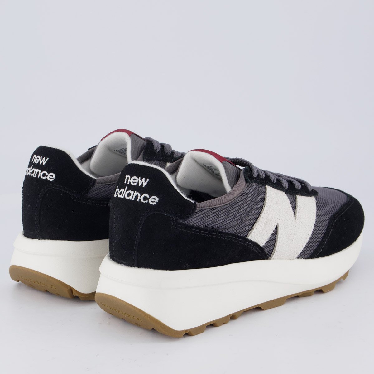 Tênis New Balance 370 V1 Preto Cinza 3