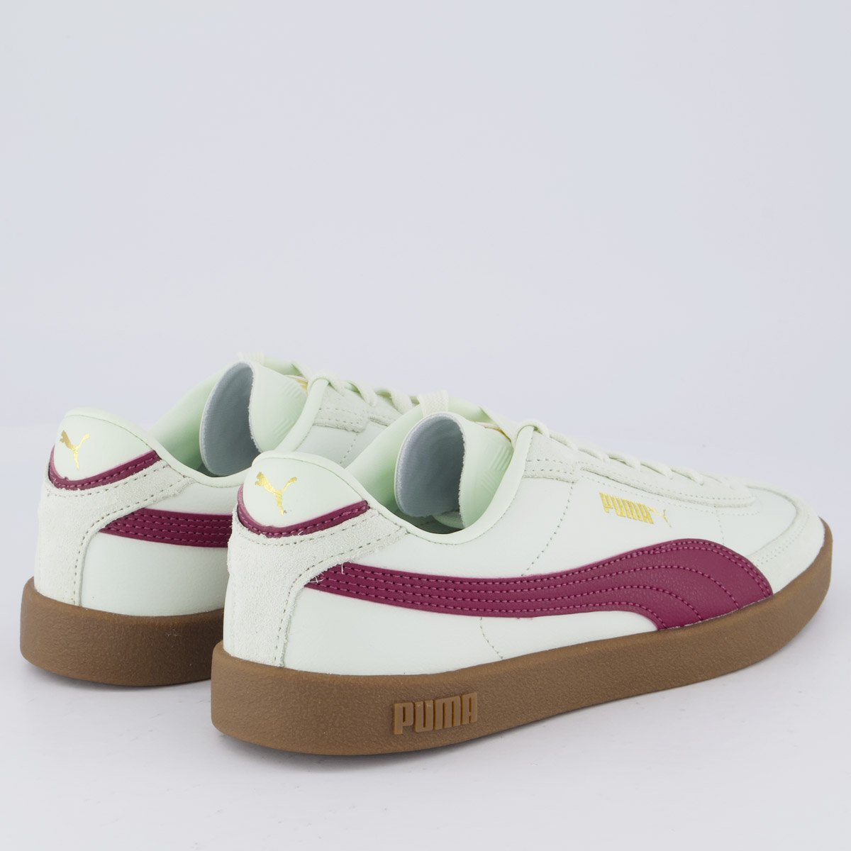 Tênis Puma Club II Feminino Verde e Vinho Verde/Vinho 3