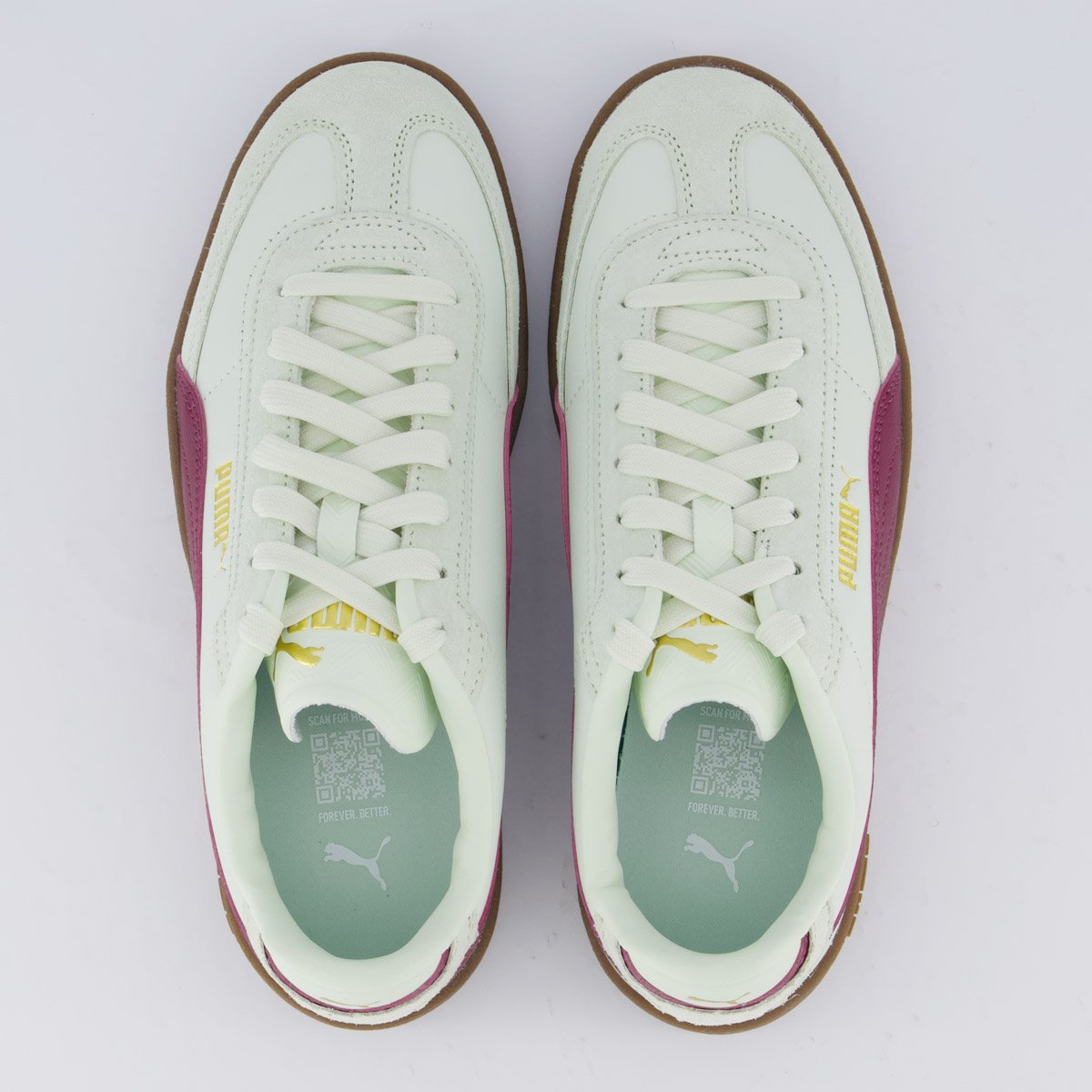 Tênis Puma Club II Feminino Verde e Vinho Verde/Vinho 4