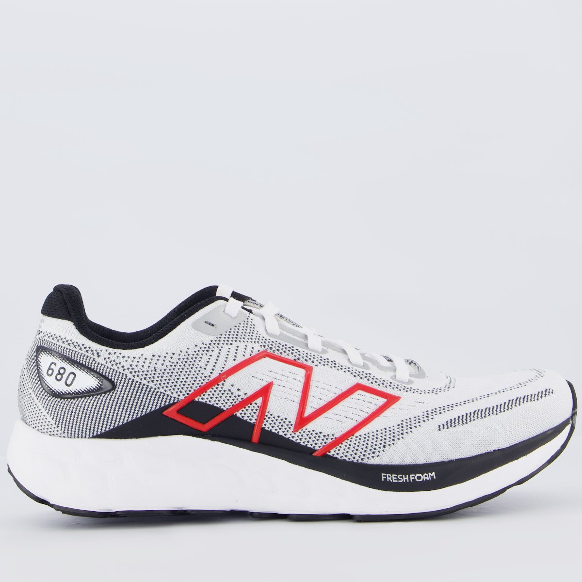 Tênis New Balance Fresh Foam 680 V8 Branco