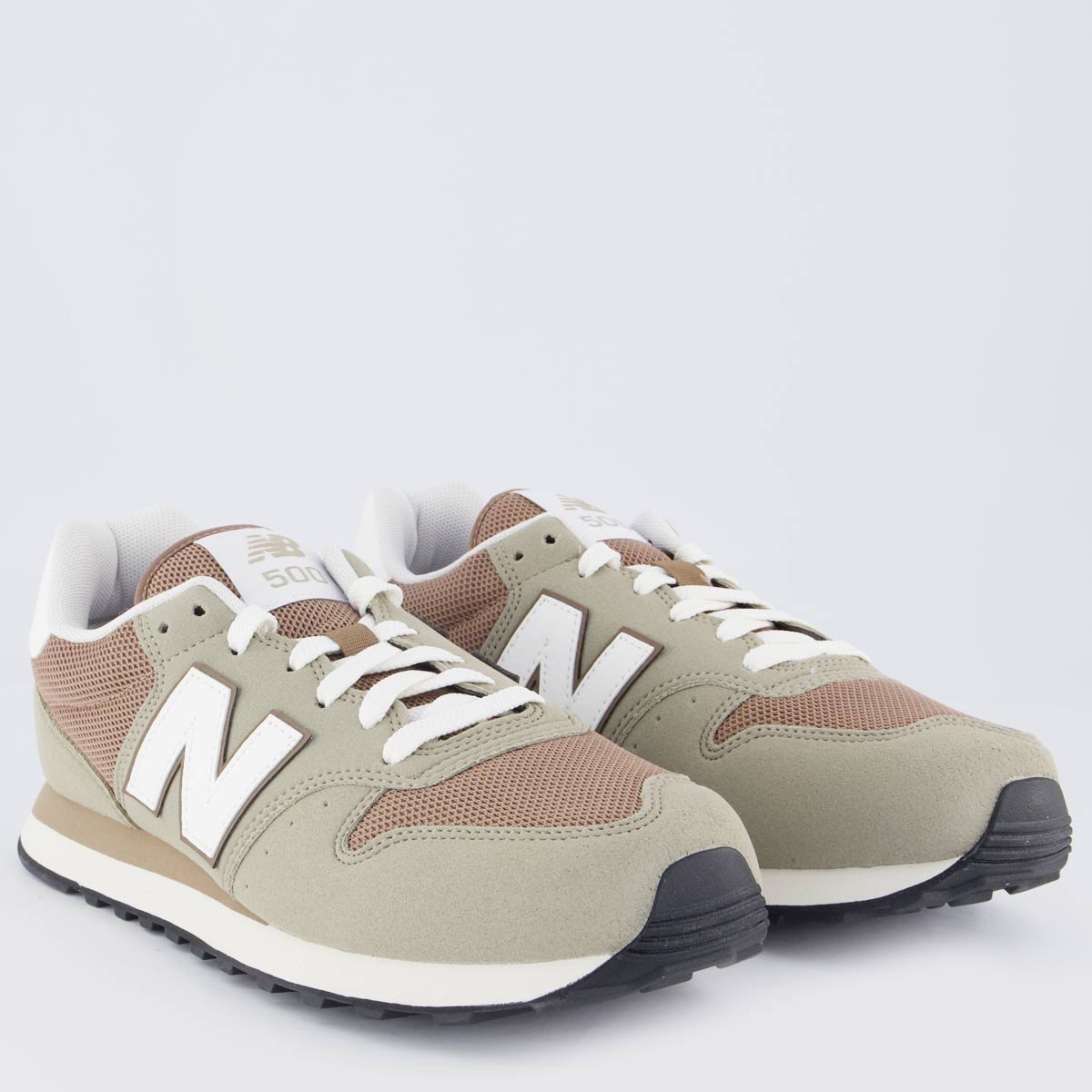 Tênis New Balance 500 V2 Bege e Marrom Bege/Marrom 2