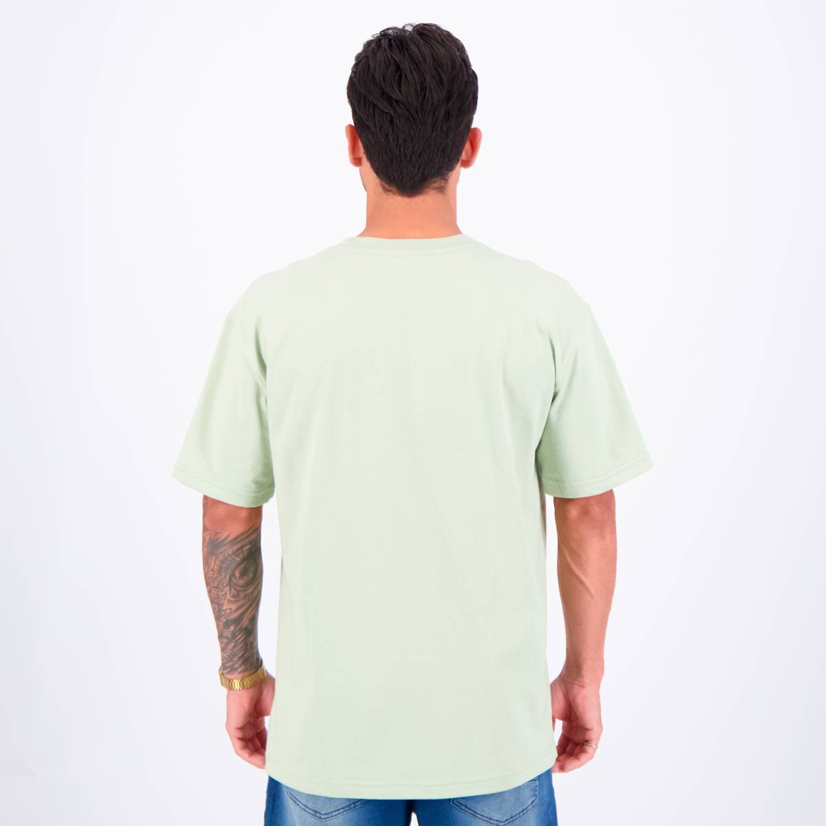 Camisa New Balance Small Logo Verde Verde 4