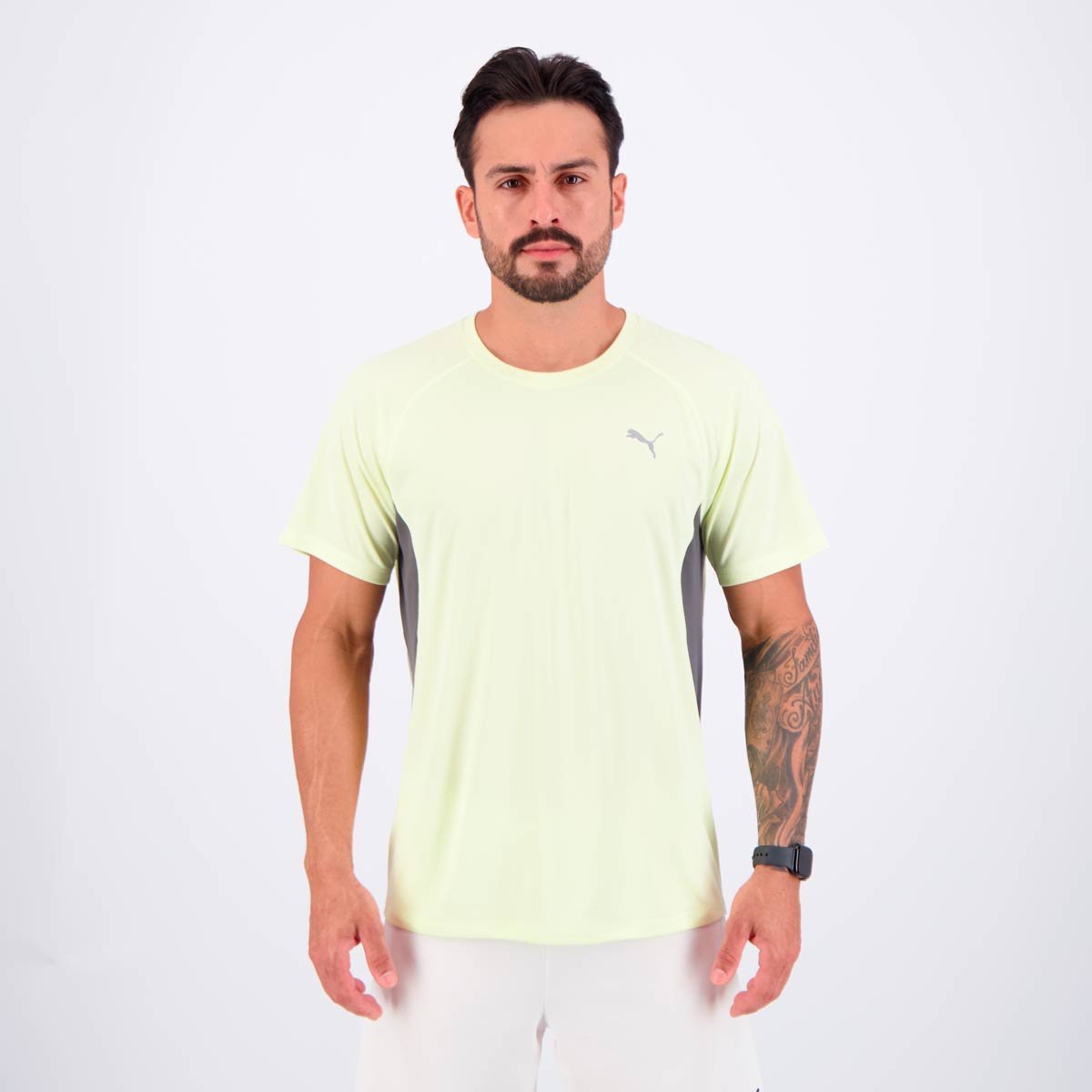 Camiseta Puma Run Velocity Amarela