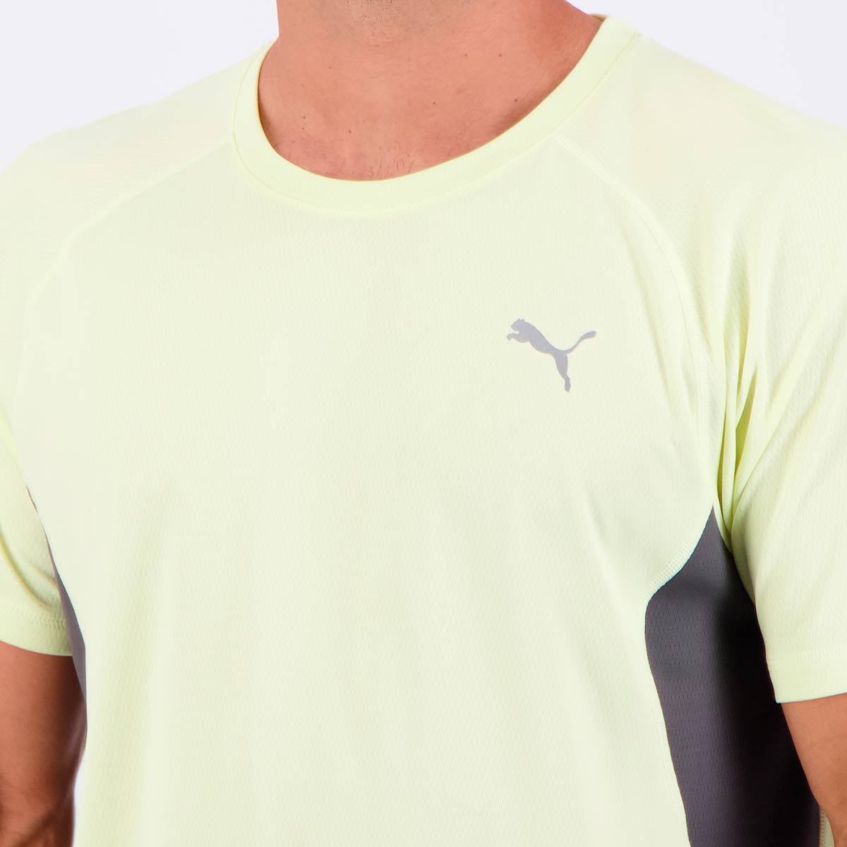 Camiseta Puma Run Velocity Amarela Amarelo 5