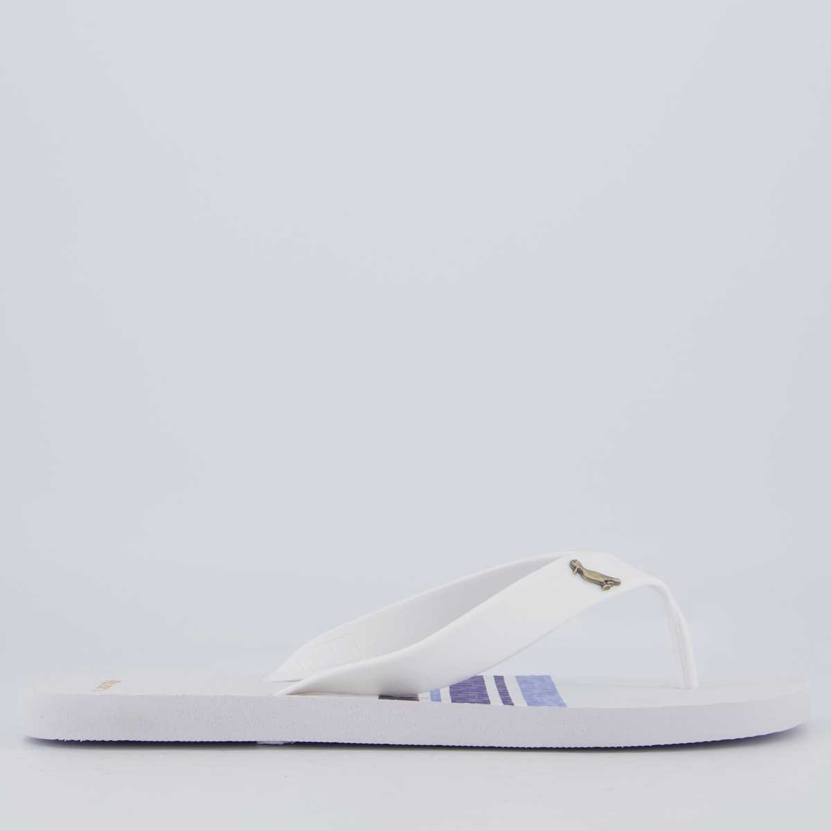 Chinelo Reserva Watercolors Stripes Branco Branco 2