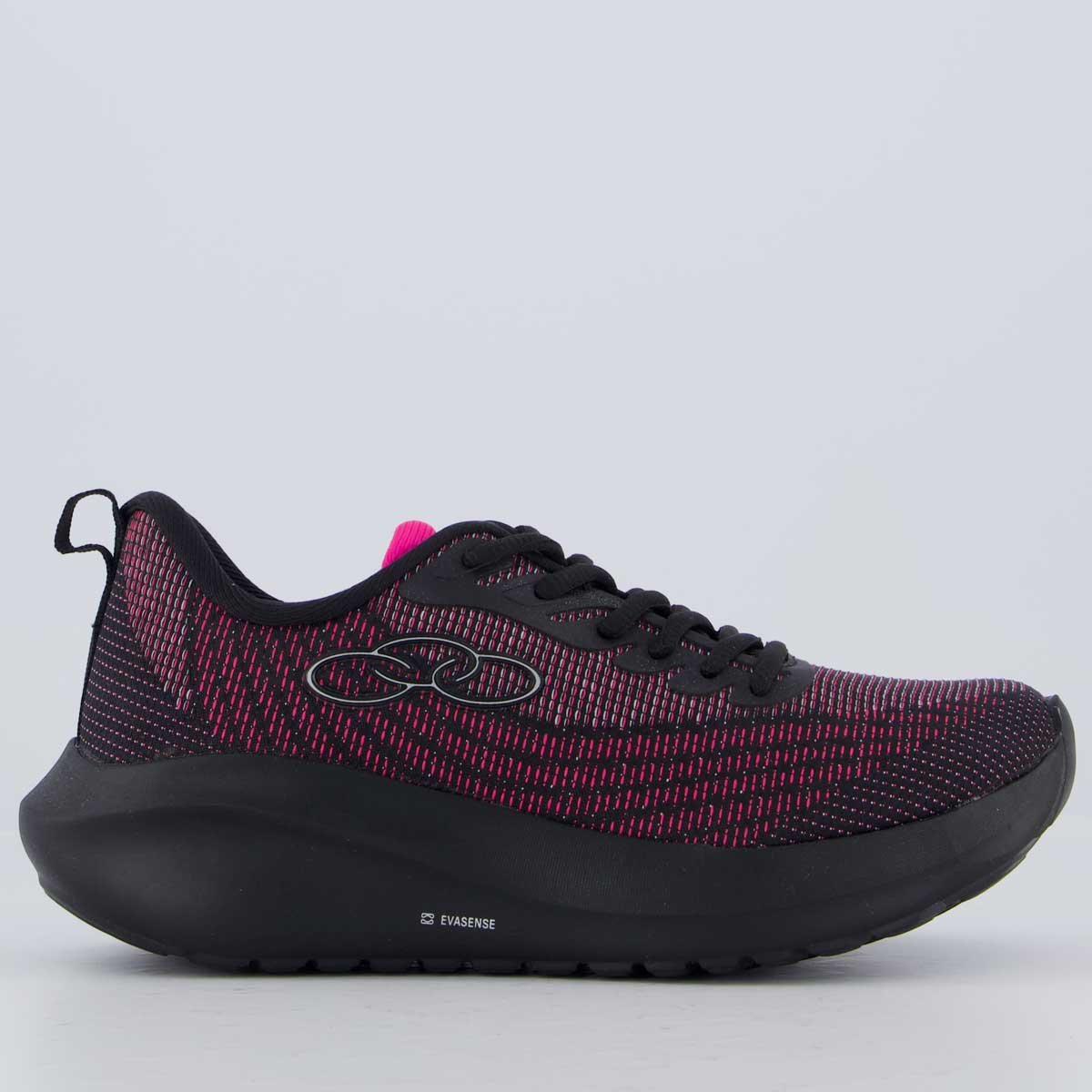 Tênis Olympikus Evasense Acqua Feminino Preto e Rosa Preto/Rosa 1