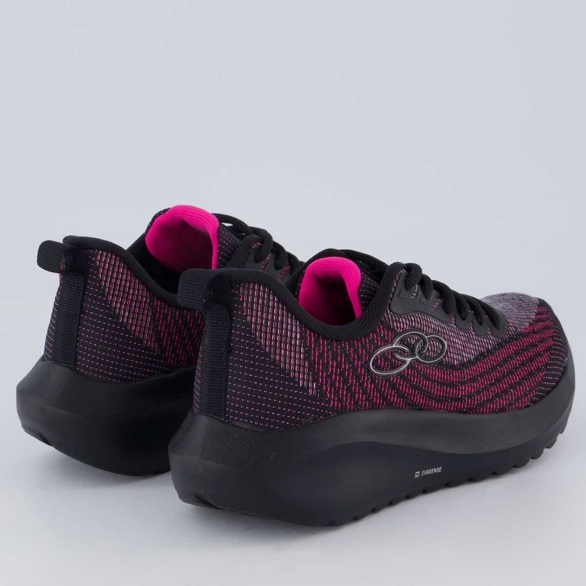 Tênis Olympikus Evasense Acqua Feminino Preto e Rosa Preto/Rosa 3