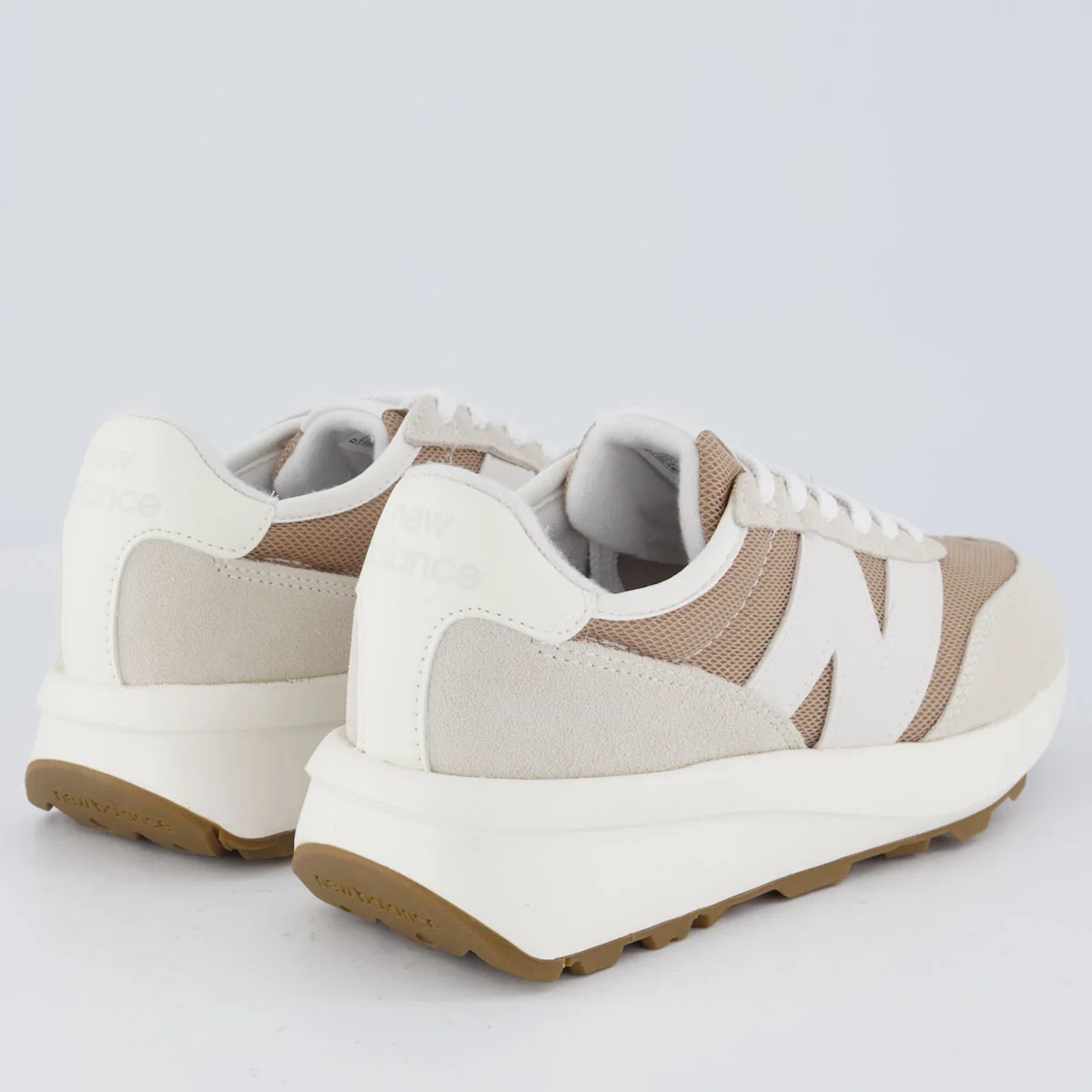 Tênis New Balance 370 V1 Feminino Bege Bege 3