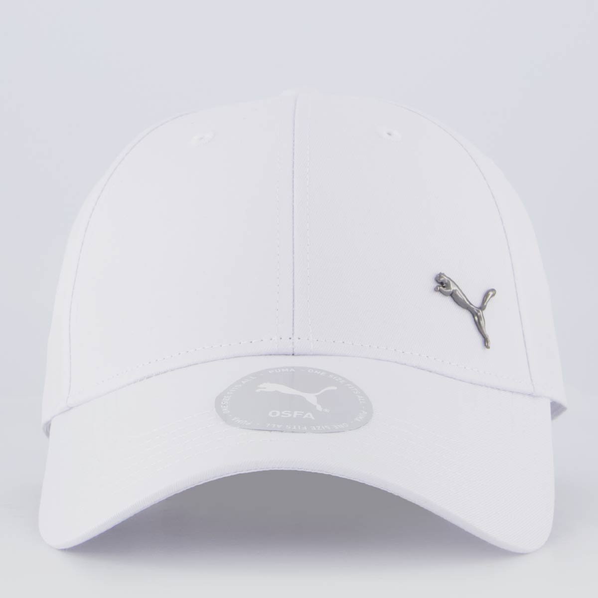 Boné Puma ESS Metal BB Branco Branco 2