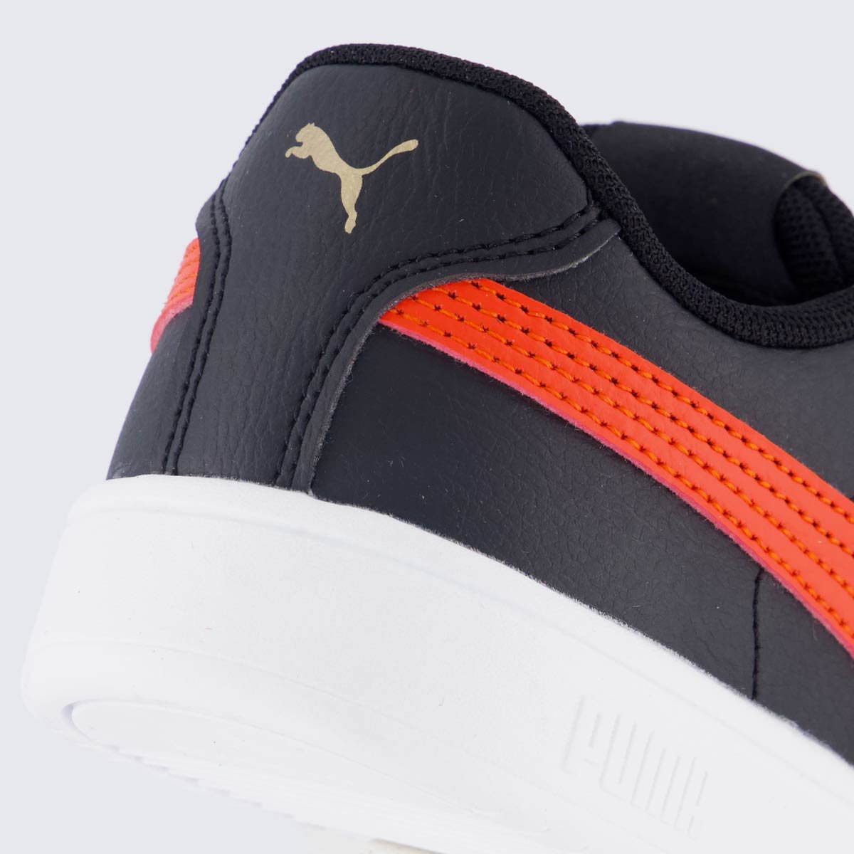 Tênis Puma Rickie Classic Juvenil Preto e Vermelho Preto/Vermelho 6