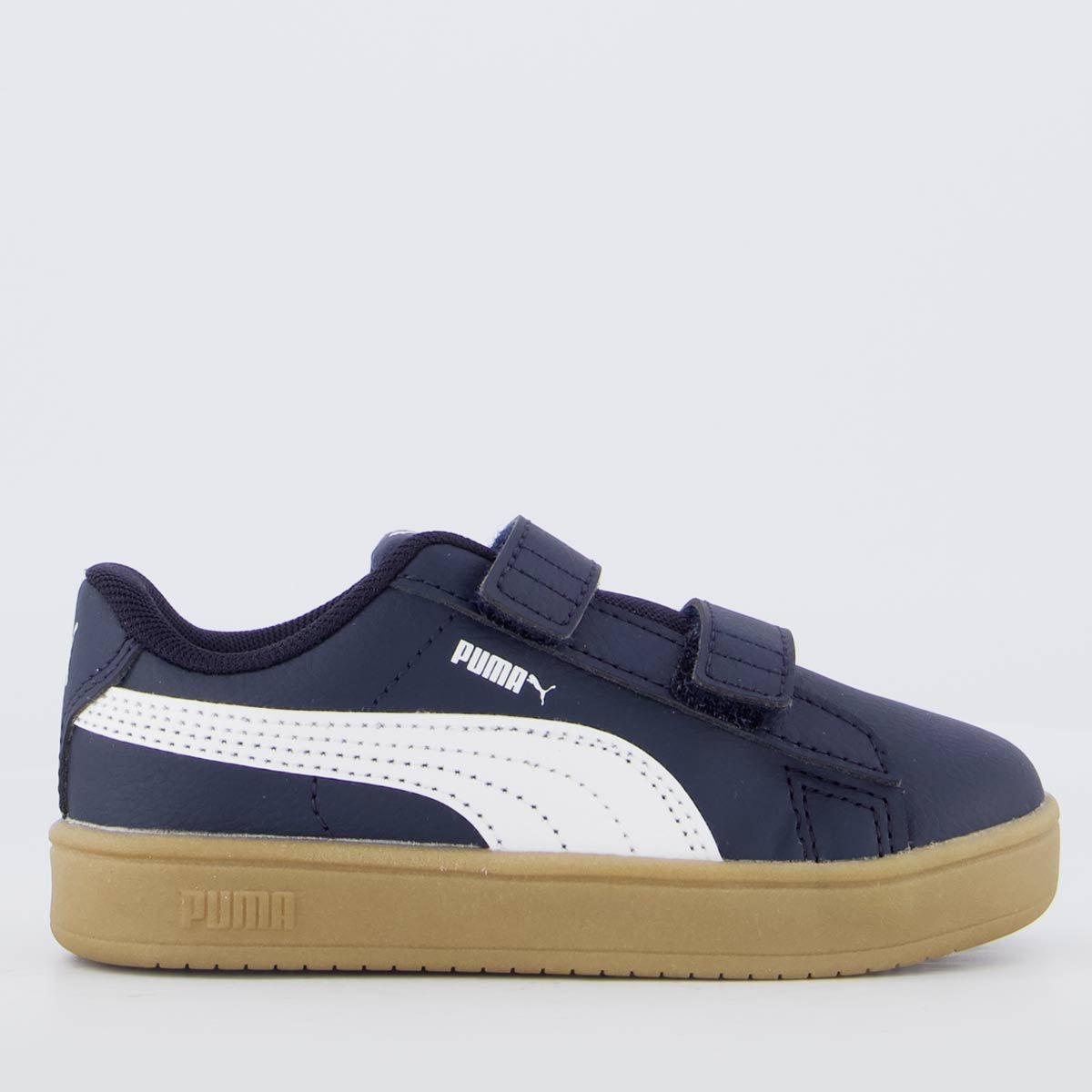 Tênis Puma Rickie Classic Infantil Marinho e Branco Azul Marinho 1