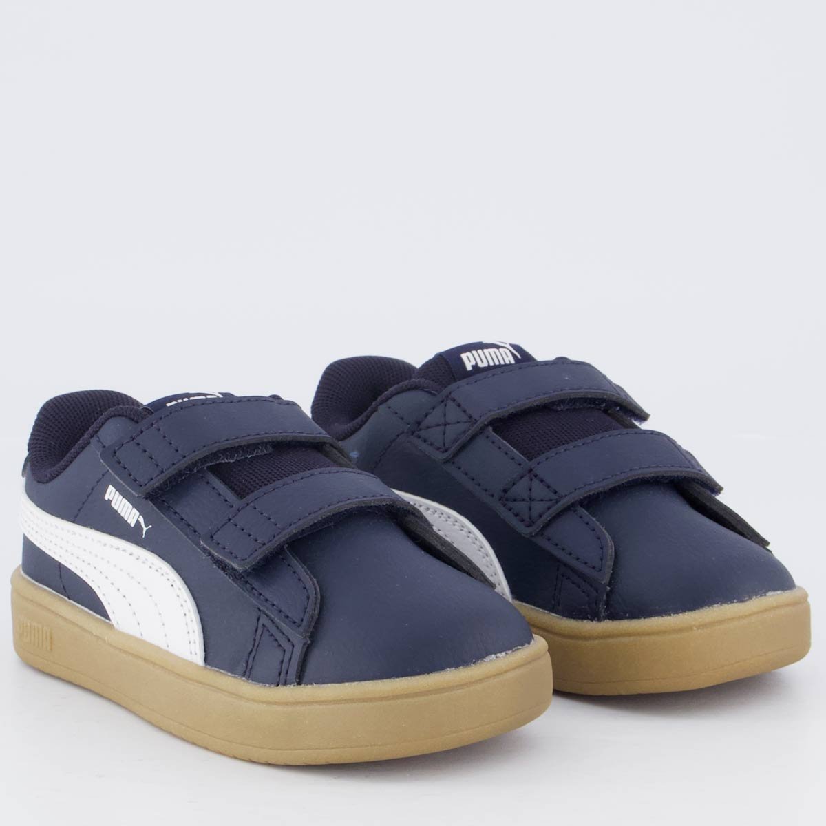 Tênis Puma Rickie Classic Infantil Marinho e Branco Azul Marinho 2