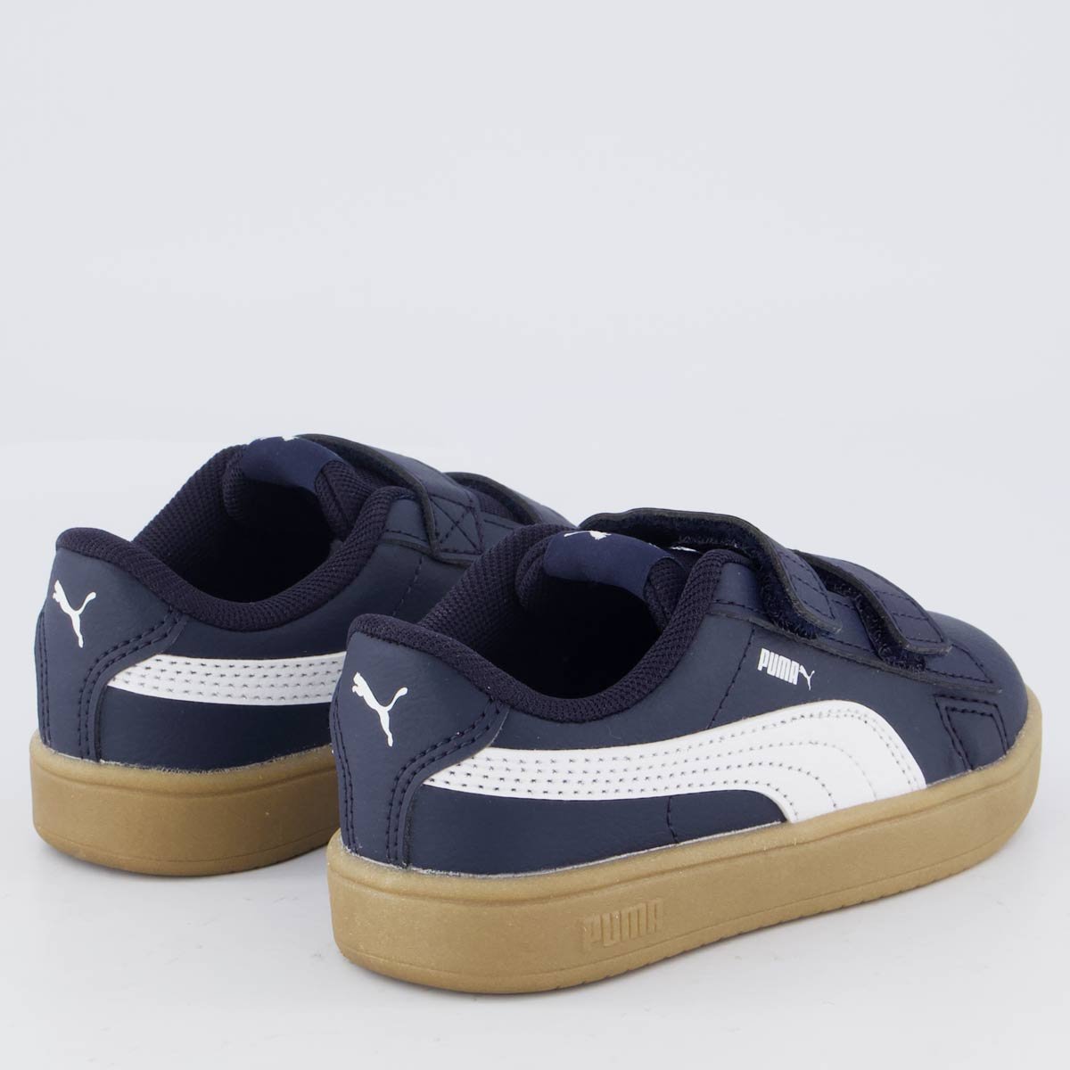 Tênis Puma Rickie Classic Infantil Marinho e Branco Azul Marinho 3