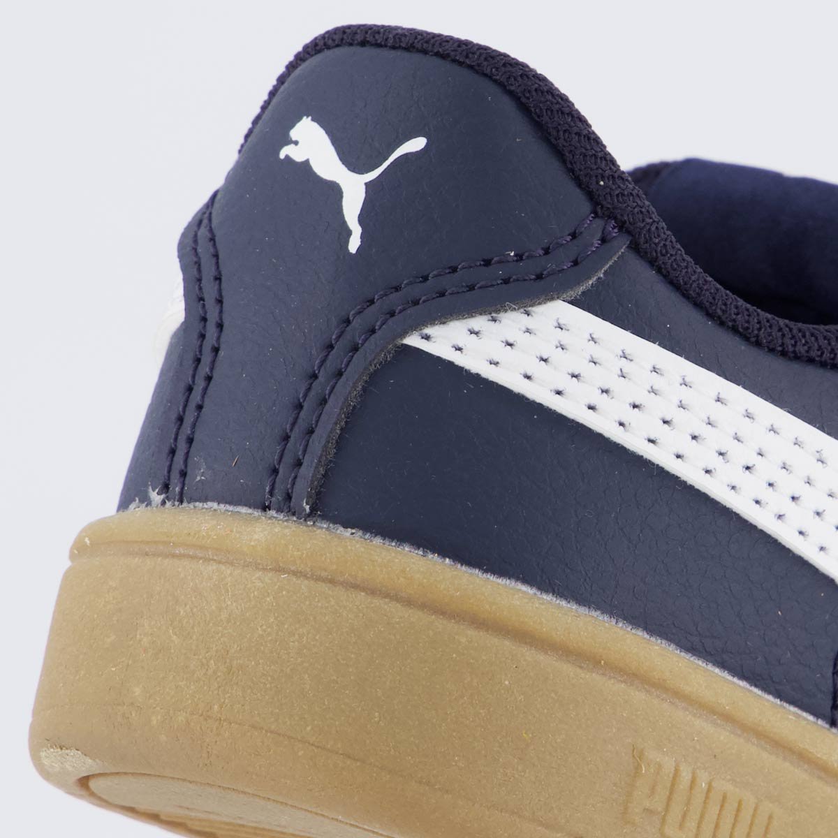 Tênis Puma Rickie Classic Infantil Marinho e Branco Azul Marinho 6