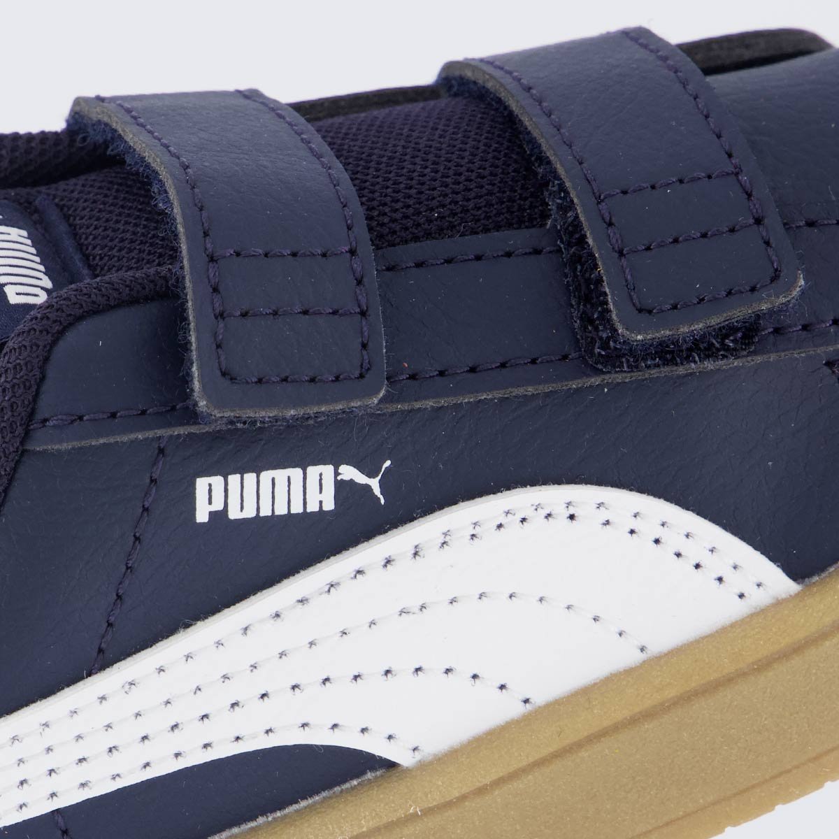 Tênis Puma Rickie Classic Infantil Marinho e Branco Azul Marinho 7