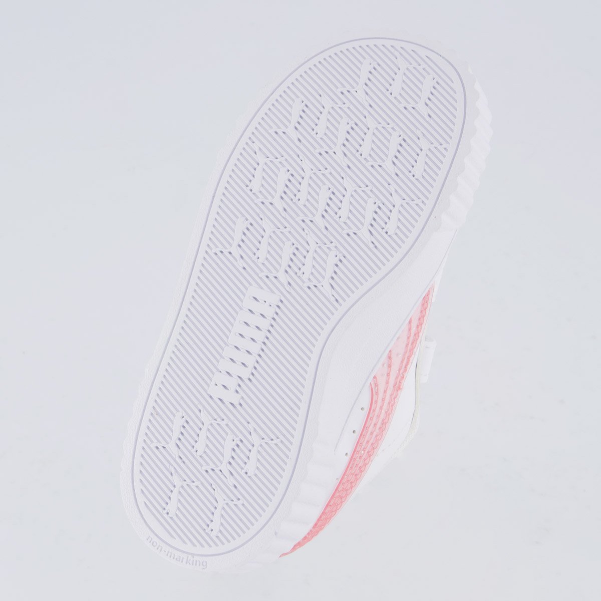 Tênis Puma Carina 3.0 Blurry Dreams V Infantil Branco e Rosa Branco 5